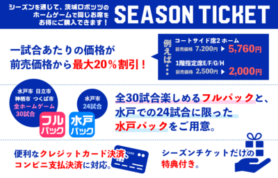 シーズンチケット
