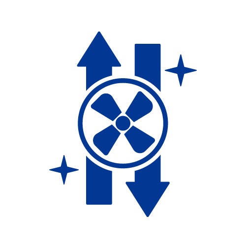 会場内の換気