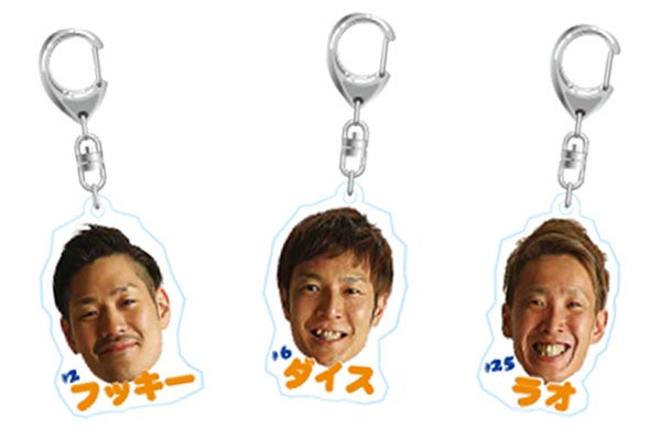 選手smileアクリルキーホルダー