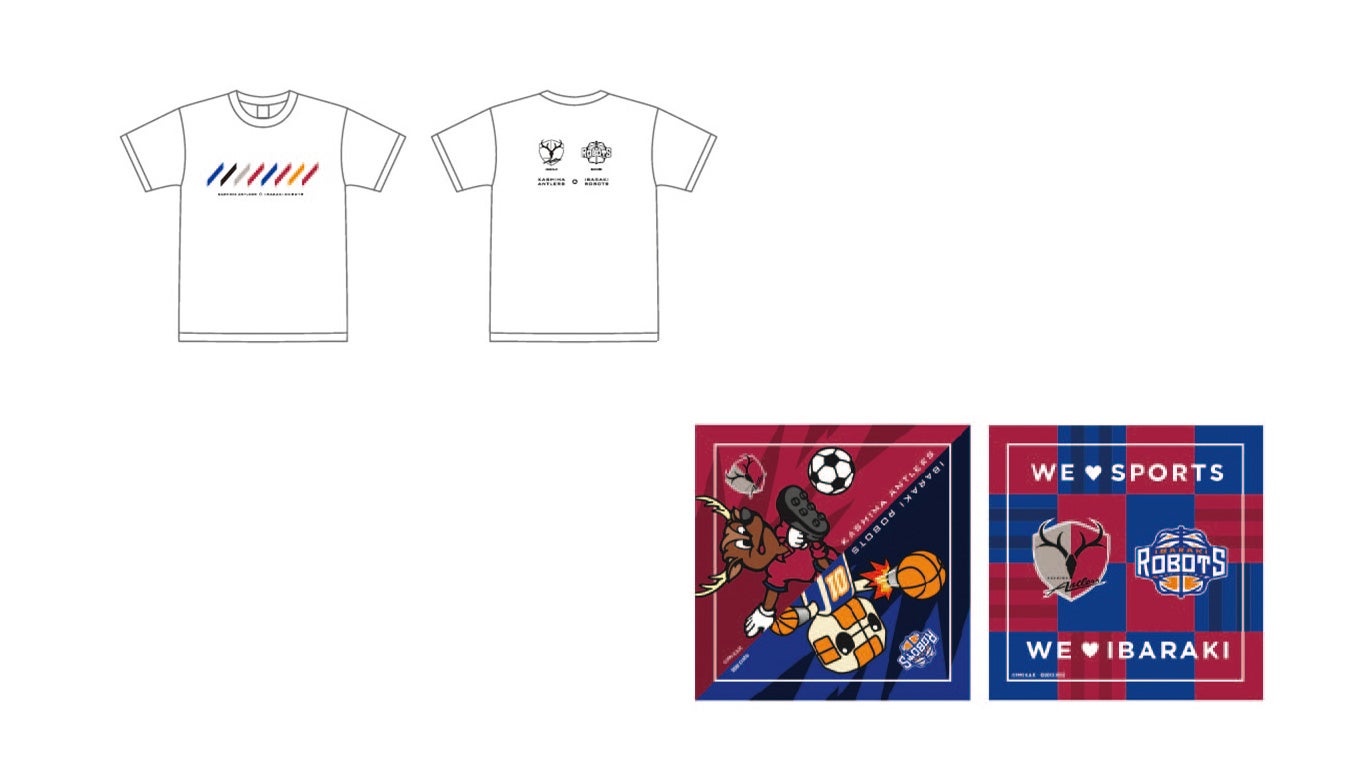 12 14 土 15 日 神栖開催ホームゲームにて鹿島アントラーズとのコラボグッズ販売のお知らせ 茨城ロボッツ