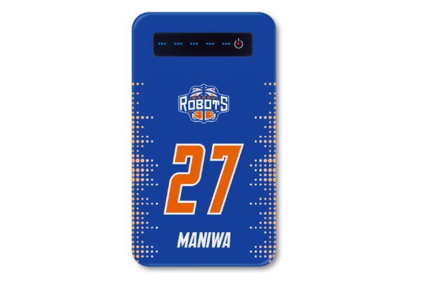 選手番号入りモバイルバッテリー