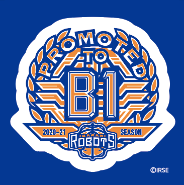 B1昇格記念ロゴシール