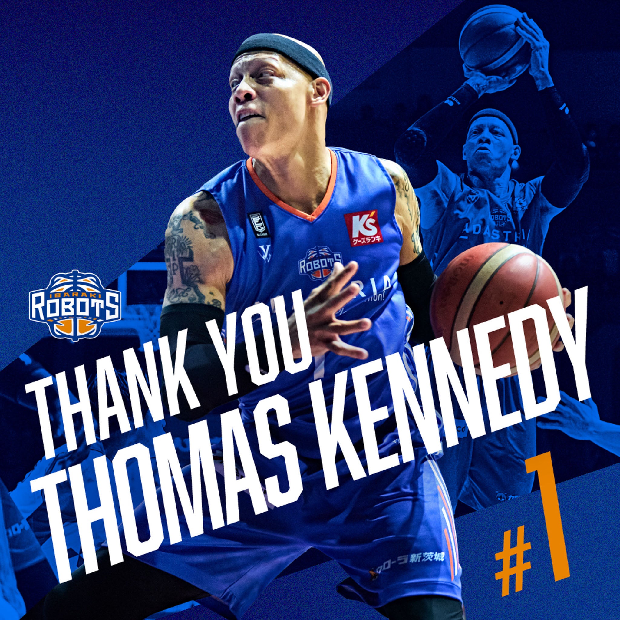 1 トーマス・ケネディ選手 退団及び移籍先決定のご報告 茨城ロボッツ