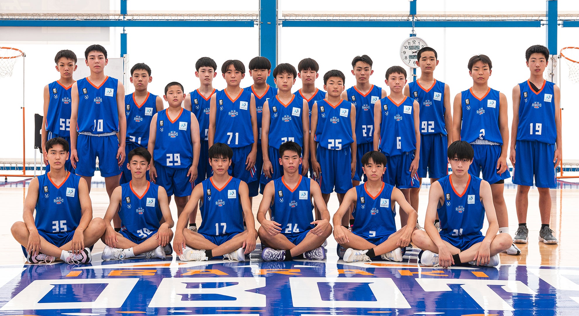 FCRB × Nike joga bonito店舗限定 チームポロ メンズ M 茨城ロボッツU15男子 「U15 CLUB BASKETBALL GAMES 2024-25」 出場の